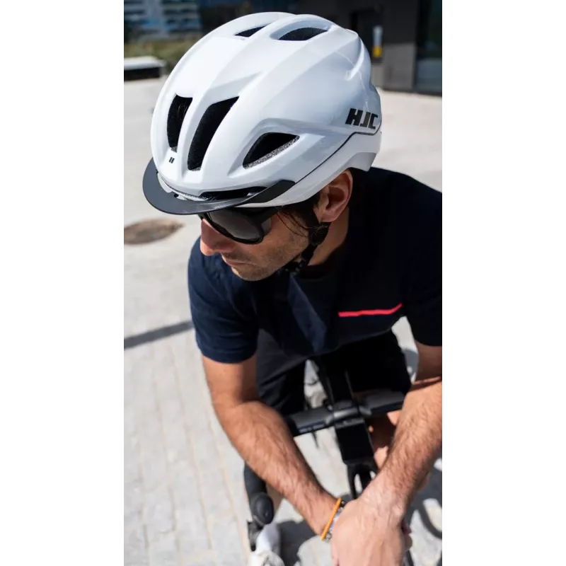 Cyklistická prilba HJC Crosser, biela, veľkosť L