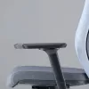 Up Up Athene ergonomická kancelárska stolička čierna, sivá + modrá látka