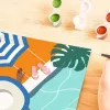 Maliarska sada podľa čísel Ravensburger CreArt – Pool Time (maliarska sada, model 25523)