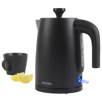 Rýchlovarná kanvica Petra 1,7 l 3 kW matná čierna