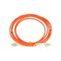 FTTH optický kábel Extralink EX.3753 OM2 3 m LC–LC plný duplex, červený