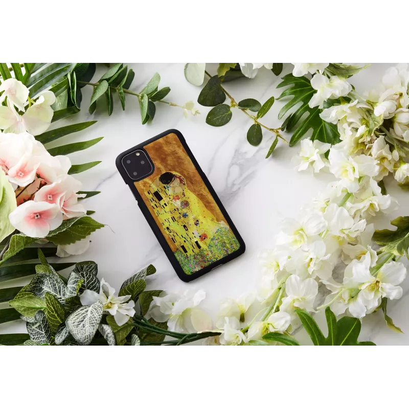 Puzdro na smartfón iKins pre iPhone 11 Pro Max – čierny dizajn bozk, ochranné puzdro