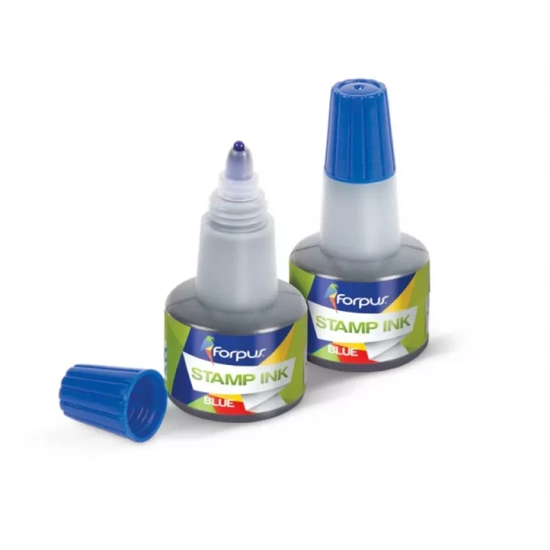 Atrament na pečiatkovú podušku Forpus, 30 ml modrý 1223-030