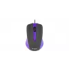 USB káblová myš, 3 tlačidlá, pogumovaný povrch