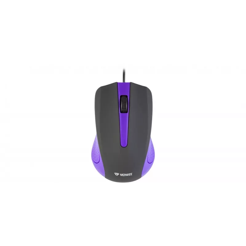 USB káblová myš, 3 tlačidlá, pogumovaný povrch