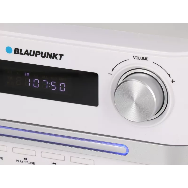 Home audio mikrosystém BLAUPUNKT MS16BT 15 W, CD/USB/MP3, Bluetooth, FM RDS, biela