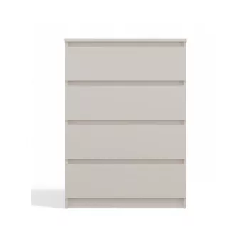Komoda Top e Shop MALWA M4, 4 zásuvky, kašmírová, 700×970×400 mm, laminát