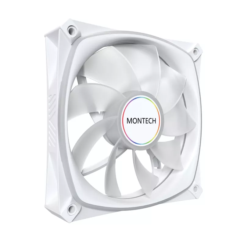 MONTECH RX120 PRO biely 120mm ARGB ventilátor skrine