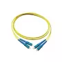 Optický duplexný patch kábel Singlemode SC / SC, 9/125, dĺžka: 10 m, Good Connections® (LW-910SC)