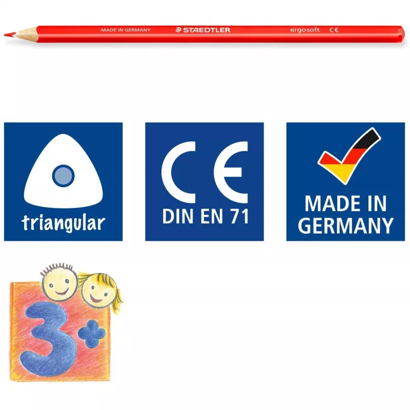 Pastelky Staedtler Ergosoft 157 viacfarebné 36 ks