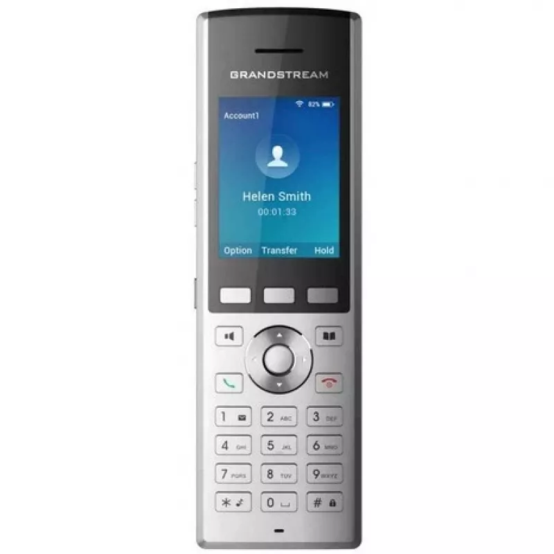 IP telefón Grandstream Networks WP820 čierna strieborná
