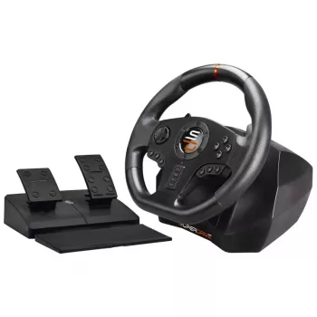 Subsonic SA5595-PC herný ovládač čierny USB volant + pedále