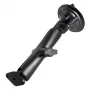Držiak s dvojitou guľou a prísavkou RAM Mounts Twist-Lock, hliník, čierny