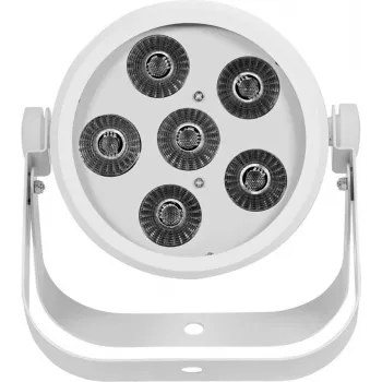 LED PAR reflektor EUROLITE Silent Par 6 QCL Floor RGBW 6x4W — kompaktný podlahový PAR s RGBW LED