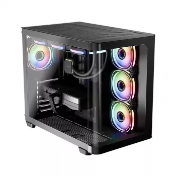 Počítačová skriňa LC-Power LC-8001B-ON Midi Tower čierna