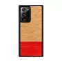 Puzdro na telefón Man and Wood Galaxy Note 20 Ultra rybí vzor azalka čierna