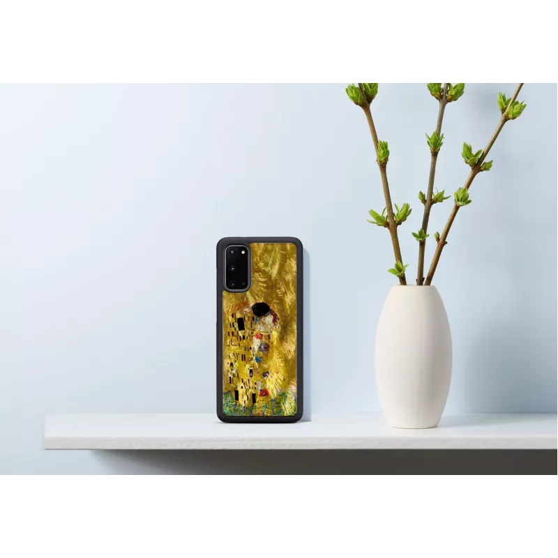 Ochranné puzdro iKins pre Samsung Galaxy S20, čierne, tenké TPU puzdro