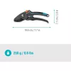 GARDENA záhradné nožnice PremiumCut Flex 12250-20 s ergonomickou rukoväťou a ľahkou konštrukciou