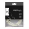 Gembird CCP-USB3-AMCM-6-W kábel USB 3.0, USB-A na USB-C, 1,8 m, biely