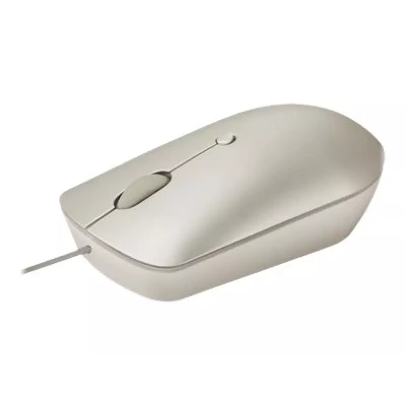 Káblová kancelárska myš Lenovo 540 pre pravákov aj ľavákov USB Type-C optická 2400 DPI piesková