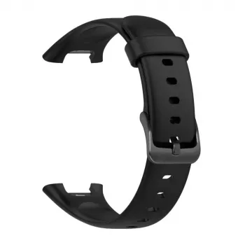 Silikónový náramok FIXED pre Xiaomi Mi Smart Band 7 Pro – čierny, nastaviteľný, vodoodolný