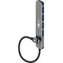 Goobay 79157 - USB-C 3.2 hub 4 porty 5 Gbit/s 4x USB-A 3.2 - digitálne/dátové (79157)