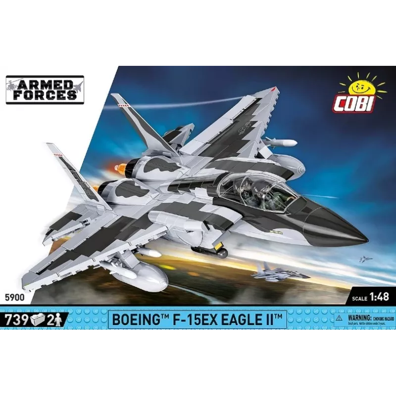 Cobi stavebnice Boeing F-15EX Eagle II modelová sada COIB-5900, zberateľská stavebnica v mierke