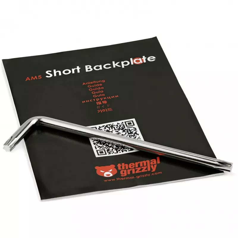 Backplate Thermal Grizzly TG-SB-R7000 hliník polykarbonát čierna