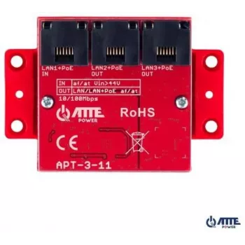 ATTE APT-3-11 3-portový PoE switch 10/100Mbps, extender