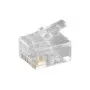 Microconnect KON502-10R káblový konektor RJ-12 6P6C transparentný