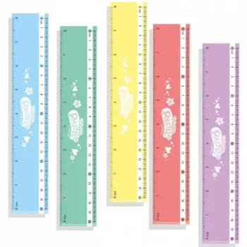 Colorino pastelové pravítka 20 cm