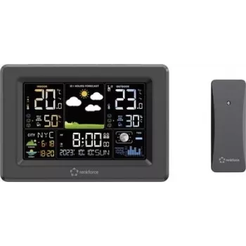 Renkforce Digitálna meteorologická stanica čierna (RF-4883630)