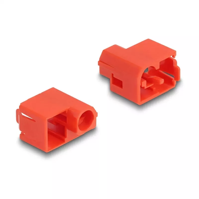Blokátor portov DeLOCK 20929 RJ45 10 ks červená