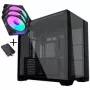 Lian Li O11 Vision Compact PC skriňa bundle + 3x UNI FAN SL-INF 120 Reverse Blade ventilátor - čierna