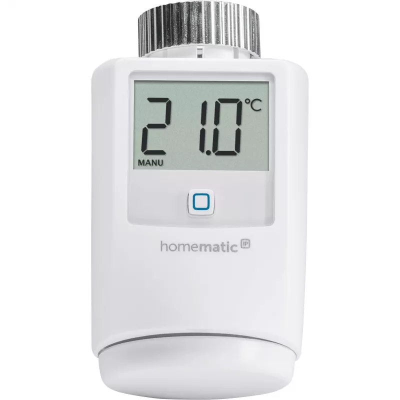 eQ-3 AG Homematic IP HMIP-eTRV, RF, 868,3 MHz, biela, M30 x 1,5, IP20, digitálny