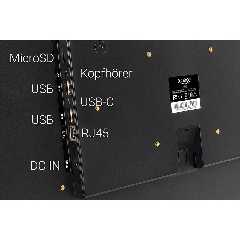 XORO MegaPAD 2404v7 24 60,96 cm tablet 64 GB čierny Android - 64 GB (XOR400667)