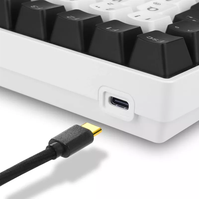 Sharkoon SKILLER SGK50 S3 klávesnica herná USB QWERTY ruská biela