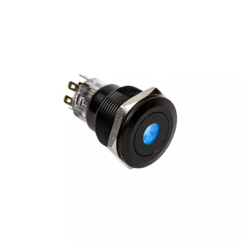 DimasTech vandalizmu odolný tlačidlový spínač 22 mm Blackline Dot RGB PD223