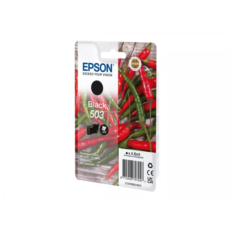 Epson 503 atramentová kazeta 1 ks originálna štandardná výdrž čierna