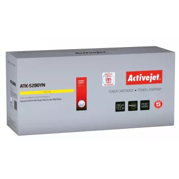 Tonerkazeta ActiveJet ATK-5280YN žltá, kompatibilná s Kyocera, 11 000 strán, jednotlivé balenie