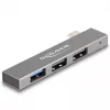 DeLOCK 3 port tenký USB hub USB Type-C 10 Gbps 2 x USB 2.0