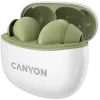 CANYON In-Ear slúchadlá TWS-5, zelená Bluetooth 5.3, dotykové ovládanie, nabíjací vstup: USB-C
