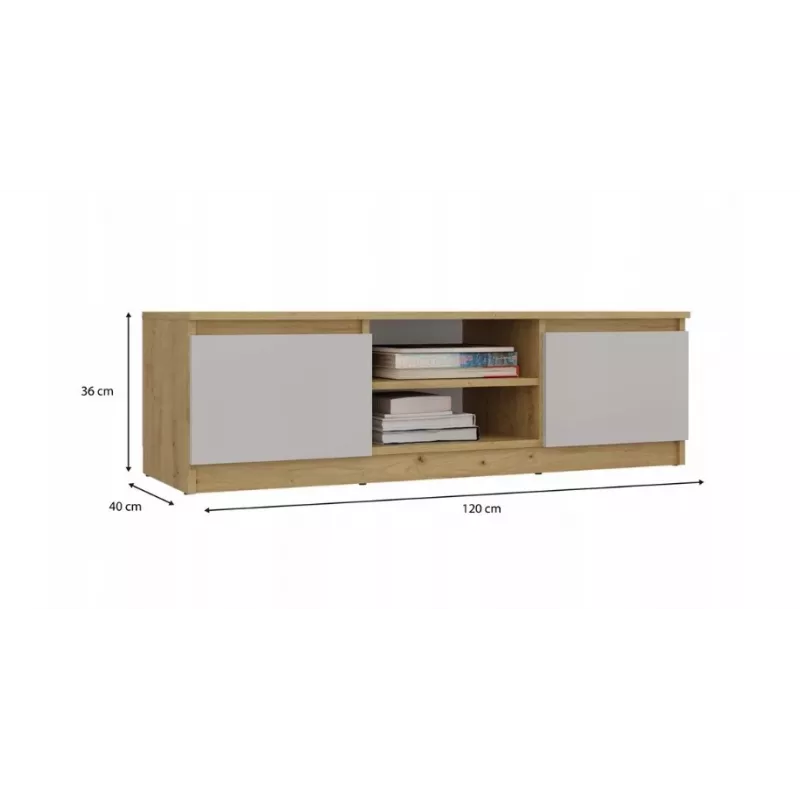 MALWA 120 TV skrinka, Artisan dub/kašmírová