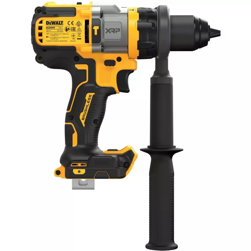 DeWALT DCD999NT-XJ vŕtačka-skrutkovač 2250 ot/min 1,61 kg čierna, strieborná, žltá