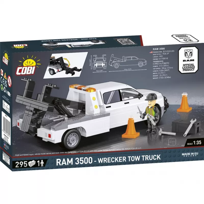 Cobi Wrecker odťahové vozidlo RAM 3500 stavebnica COBI-24611, stavebnica