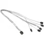 Supermicro - SATA/SAS kábel - Mini SAS HD (SFF-8643) na SATA - 50/50/60/70 cm - pre A+ Server 1013, SuperServer 5018, 5019, 5019S, SuperStorage Server 5019D8