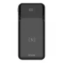 Savio BA-09 powerbank LiPo 37 mAh bezdrôtové nabíjanie čierna