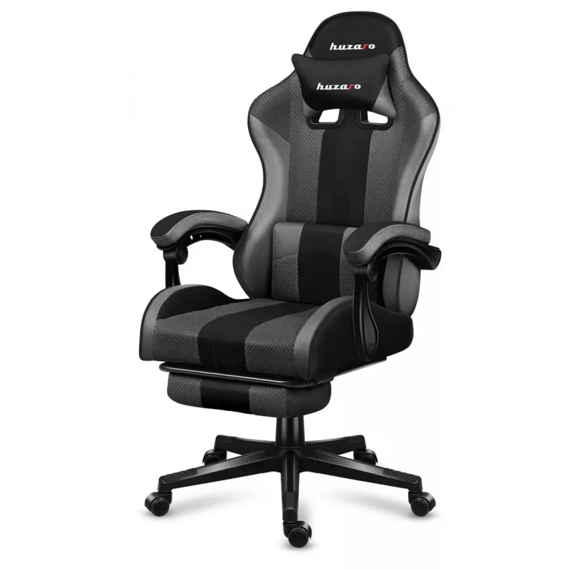 HUZARO FORCE 4.7 SIVÁ MESH HERNÁ STOLIČKA