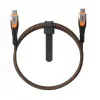 Kábel USB-C na USB-C C2G 9B4415114097 USB 3.2 Gen 2x2 0,75 m – čierny/oranžový