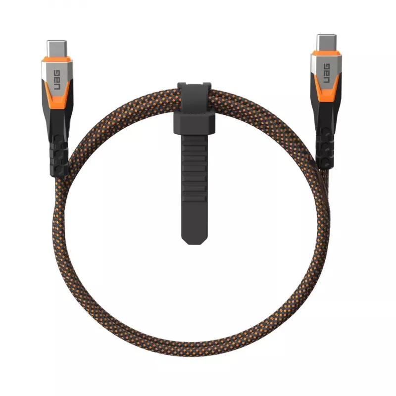 Kábel USB-C na USB-C C2G 9B4415114097 USB 3.2 Gen 2x2 0,75 m – čierny/oranžový